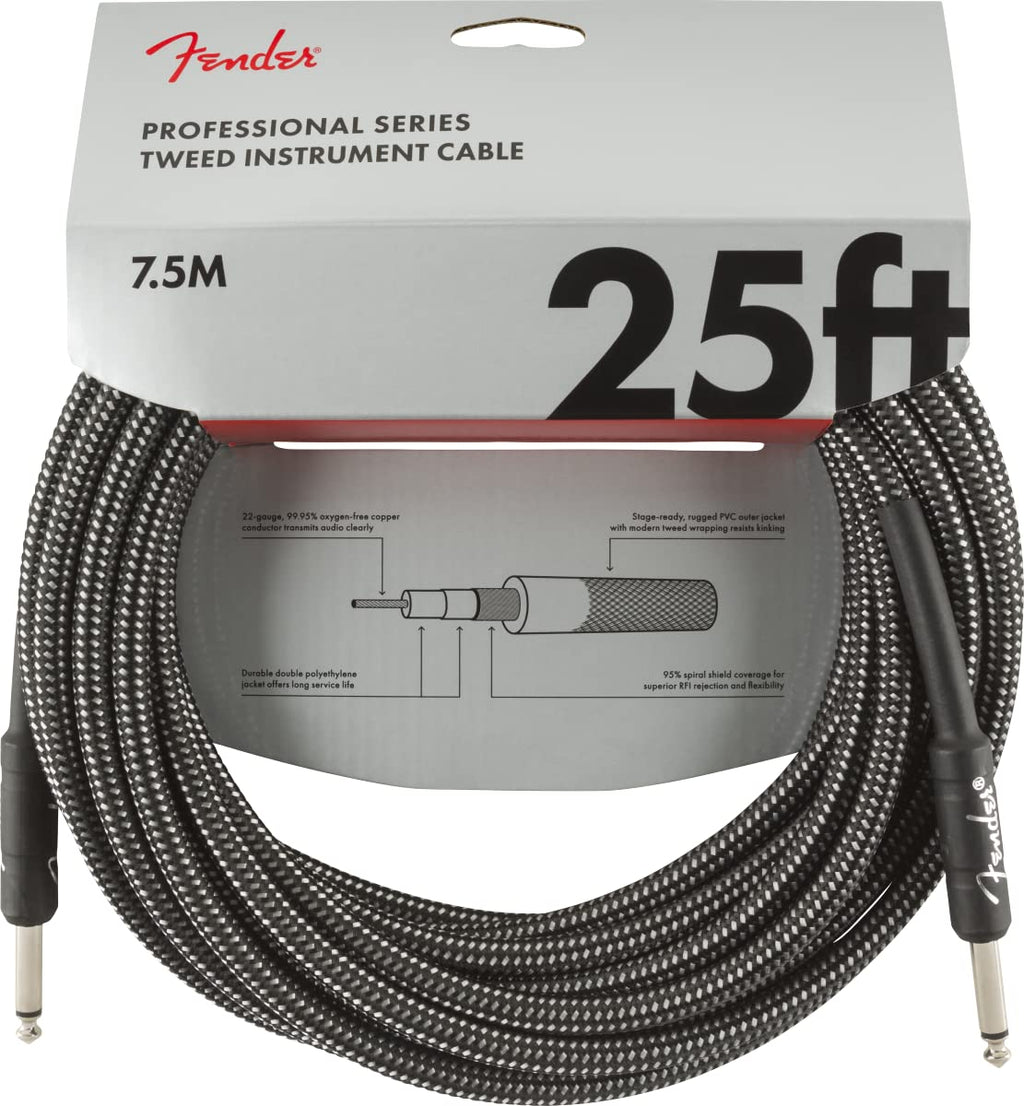 Fender PRO 10 ANGL INST CABLE BLK