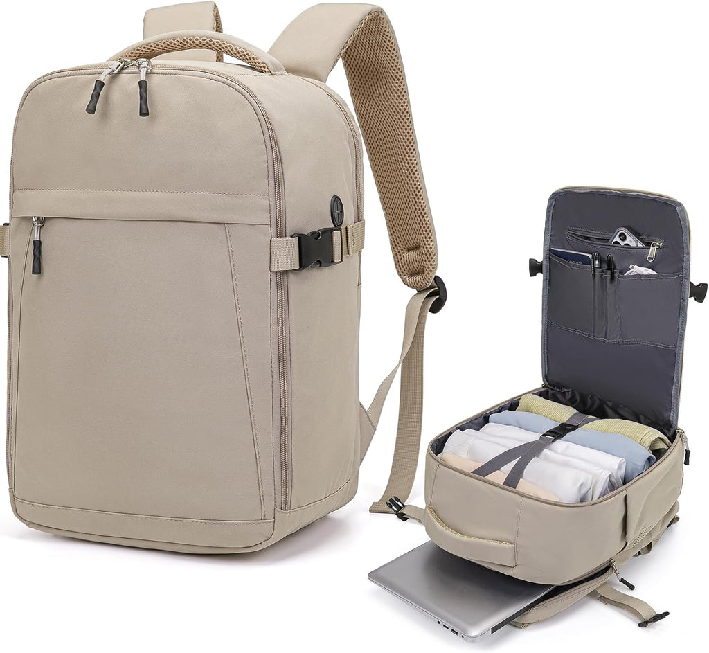 Mochila Viaje Cabina Avion 40x20x25 Mochila 40x30x20 para Ryanair Wizz Air Vueling Easyjet Equipaje de Mano Bolsa Antirrobo Resistente Al Agua