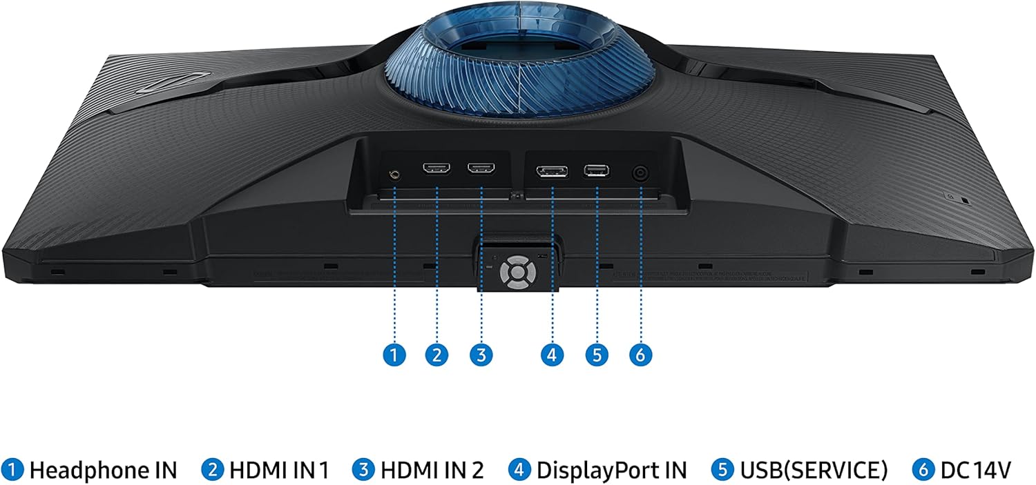 SAMSUNG 25" Odyssey G4 Series FHD Gaming Monitor, IPS, 240Hz, 1ms, G-Sync Compatible, AMD FreeSync Premium, HDR10, Ultrawide Game View, DisplayPort, HDMI, Fully Adjustable Stand, LS25BG402ENXGO