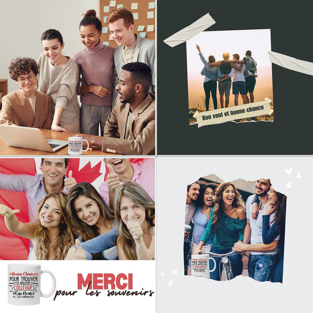 Jungle Mug Presente colega de trabalho | Boa sorte para encontrar melhores colegas do que nós | Caneca presente colega de trabalho | Caneca de trabalho - Iniciar colega