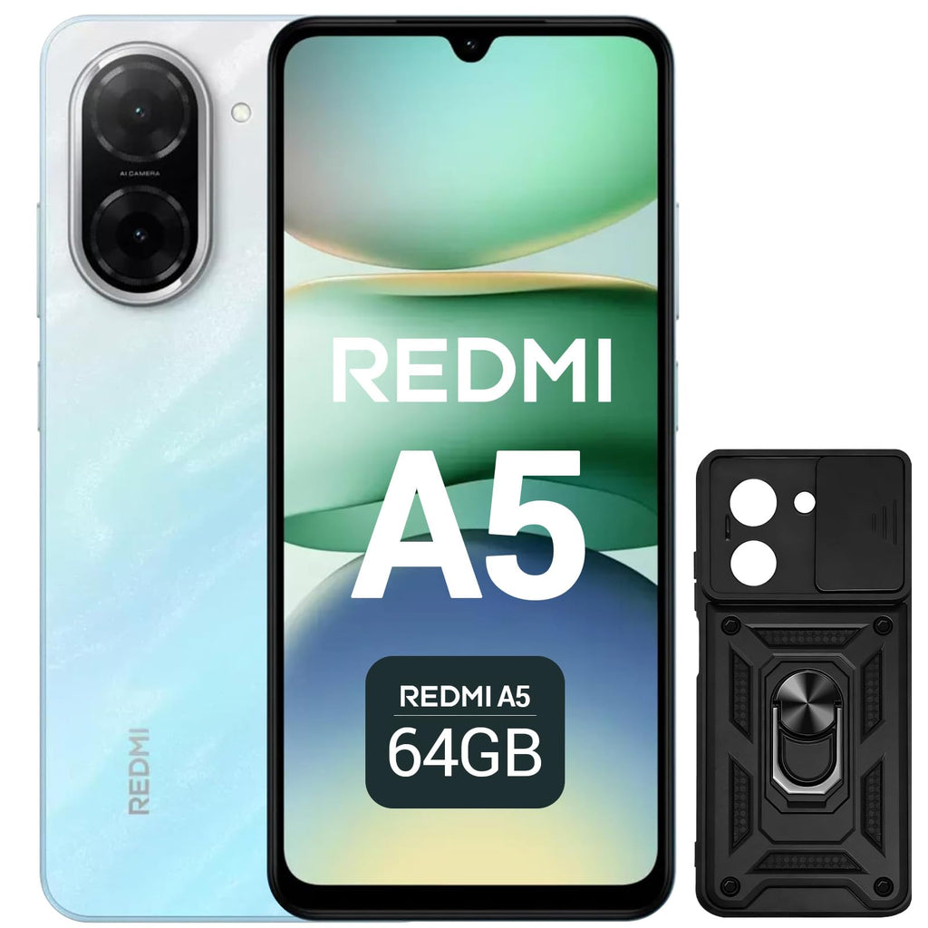 XIAOMI Redmi A5 Móvil 6.88" 120Hz, 64GB+3GB RAM - Cámara AI 32MP, Batería 5200mAh, Lector Huella, Procesador Octa-Core - Oro