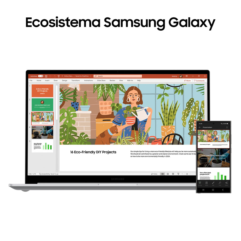 Samsung Galaxy Book4 Edge, computador portátil IA Copilot+, PC HDR de 16", Snapdragon X Elite X1E-84-100, 16GM RAM, 1TB SSD, Qualcomm Adreno GPU, Windows 11 Home, azul, teclado QWERTY espanhol