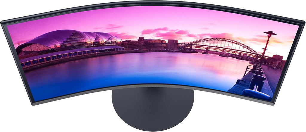 SAMSUNG 32-Inch S39C Series FHD Curved Gaming Monitor, 75Hz, AMD FreeSync, Game Mode, Advanced Eye Comfort, Frameless Display, Built in Speakers, Slim Metal Stand, LS32C392EANXGO, Black