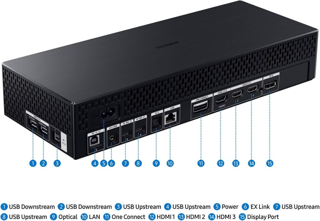 Samsung 55" Odyssey Ark 2nd Gen 4K UHD 1000R Curved Gaming Monitor, 165Hz, 1ms, 4 Input Multi View, Quantum Mini-LED, AMD FreeSync Premium Pro, HDR 10+, Height Adjustable Screen, LS55CG970NNXGO