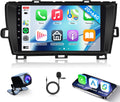 2G+64G Wireless Carplay Android Car Radio for Toyota Prius 3 XW30 2009-2015 9 Inch Car Radio 2 DIN with Android Auto GPS Navi WiFi Mirror Link Bluetooth FM/RDS EQ/USB/SWC Rear Camera