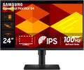 Samsung 24” (S40GD) Borderless Business Monitor with IPS Panel, 100Hz Refresh Rate, Eye Saver Mode, Ergonomic Design, Game Picture Mode, LS24D408GANXGO