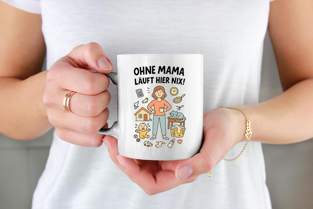 Jungle Mug Caneca de café com ilustrações para mãe e dia a dia