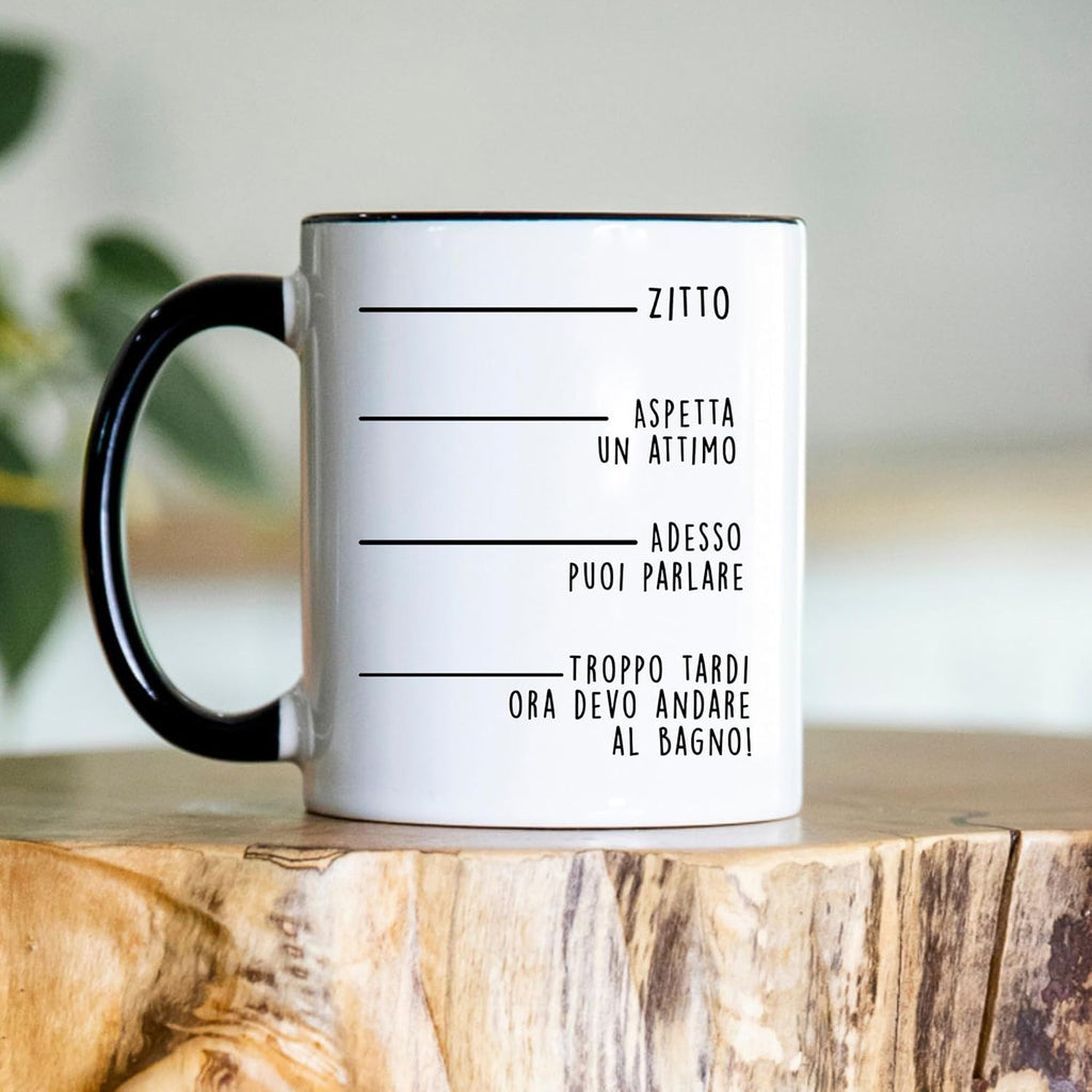 Jungle Mug Caneca divertida | Caneca com mensagens engraçadas | Caneca do pequeno-almoço para homem | Caneca bonita escritório | Presente divertido para ele | Caneca original presente | Caneca lavável