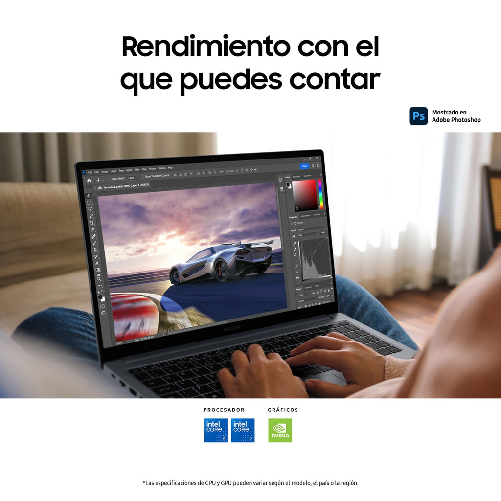 Samsung Galaxy Book4 Edge, computador portátil IA Copilot+, PC HDR de 16", Snapdragon X Elite X1E-84-100, 16GM RAM, 1TB SSD, Qualcomm Adreno GPU, Windows 11 Home, azul, teclado QWERTY espanhol
