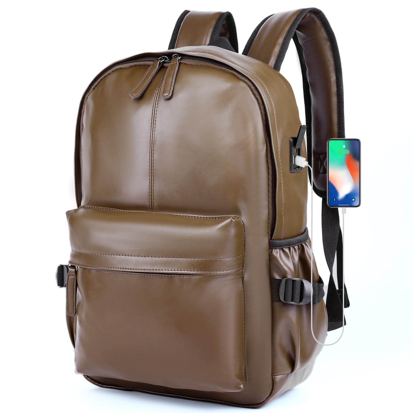 SPAHER Mochila portátil 15,6" mochila de viagem para mulher mochila de transporte impermeável mochila casual unissexo suporte ao ar livre ombro escolar caminhadas bagagem de negócios presente