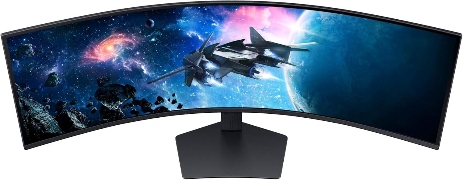 Samsung 49” Odyssey G9 Series DQHD 1000R Curved Gaming Monitor, 1ms(GtG), VESA DisplayHDR 1000, 240Hz, AMD FreeSync Premium Pro, Height Adjustable Stand, Ultrawide Screen, LS49CG954ENXZA, 2024