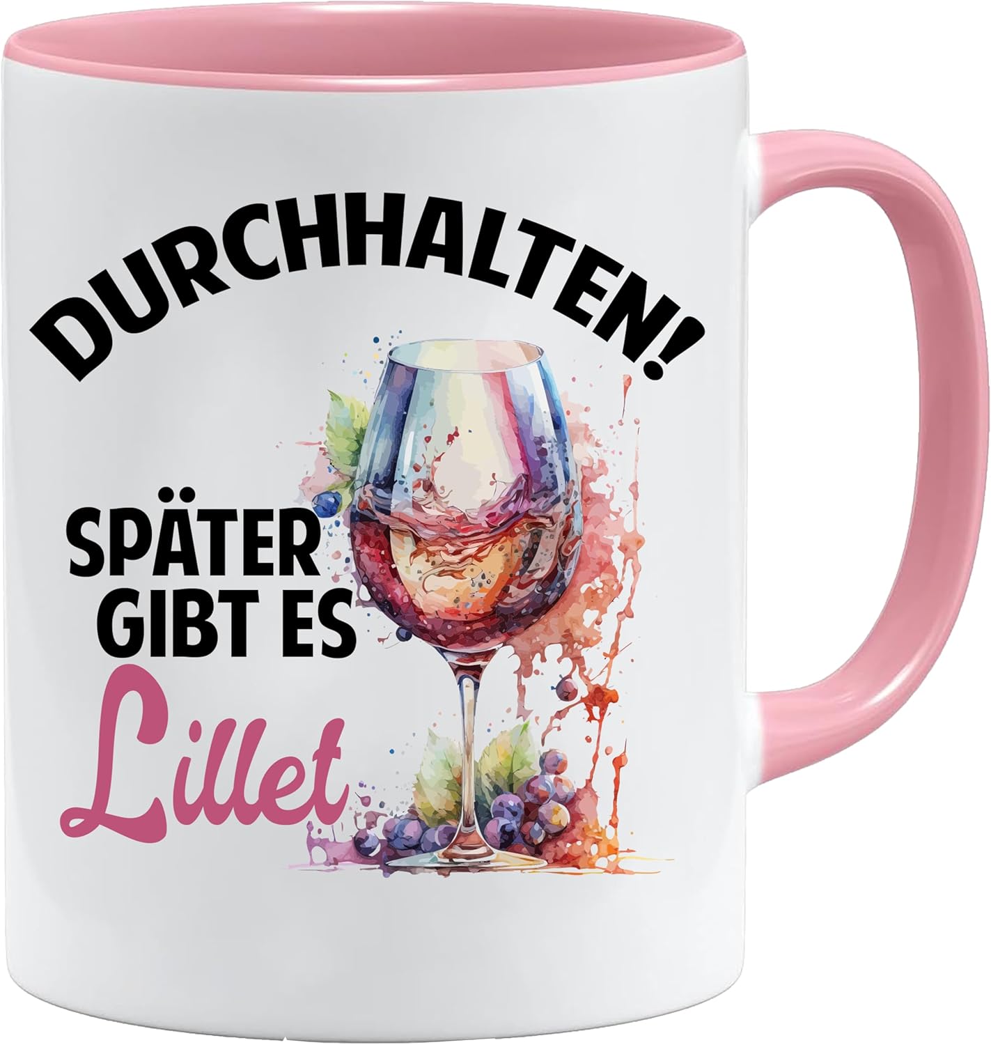 Seness Perseverar mais tarde há caneca Lillet | Aperol presente Prosecco vinho espumoso | Wild Berry Gin | Hugo Spritz Vinho | presente de despedida colega (Lillet)