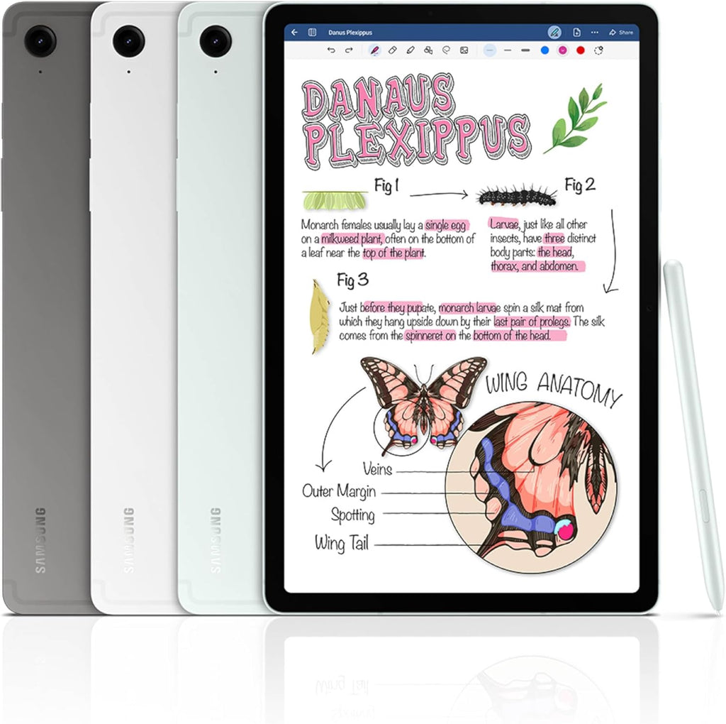 Samsung Galaxy Tab S9 FE 10.9” 256GB WiFi Android Tablet, Large Display, Long Battery Life, Powerful Processor, S Pen, 8MP Camera, Lightweight Durable Design, Expandable Storage, US Version,2023,Mint