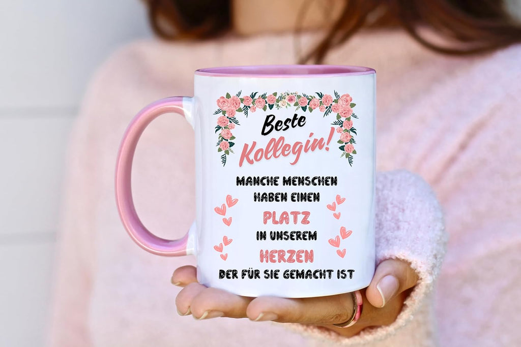 Jungle Mug Caneca do melhor colega | Presente de despedida para colegas | Caneca de café de colega | Caneca de chá para a companheira | Presente de agradecimento Diga Graças colega