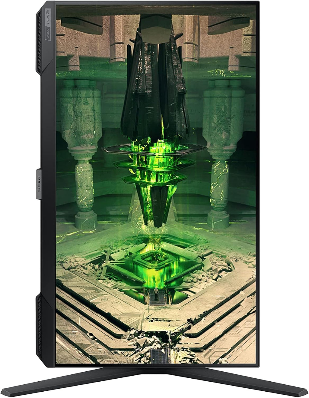 SAMSUNG 25" Odyssey G4 Series FHD Gaming Monitor, IPS, 240Hz, 1ms, G-Sync Compatible, AMD FreeSync Premium, HDR10, Ultrawide Game View, DisplayPort, HDMI, Fully Adjustable Stand, LS25BG402ENXGO