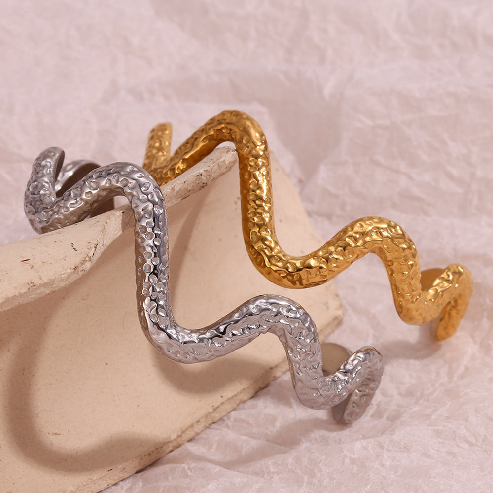 Pulseira Snake em Aço Inoxidável 316L