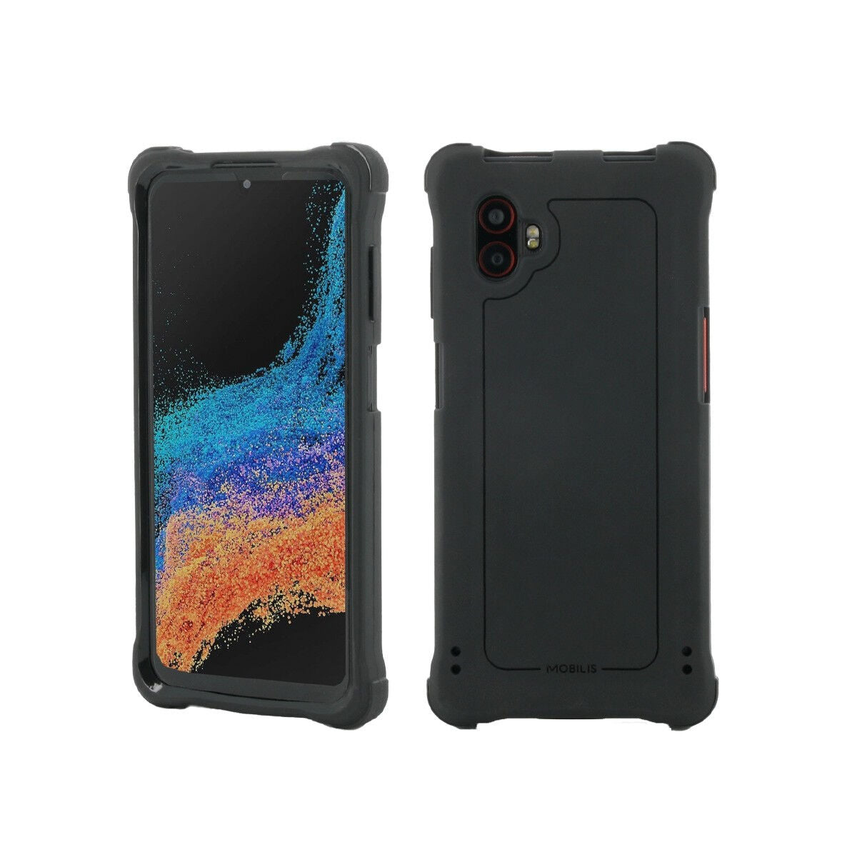 Funda negra Mobilis para Galaxy XCover 6 Pro