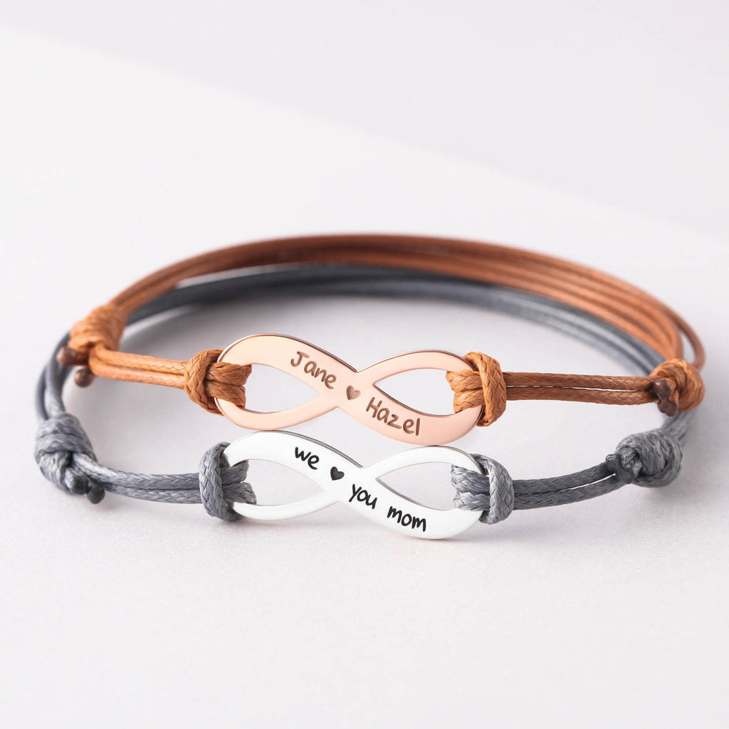 Personalized Infinity Bracelet