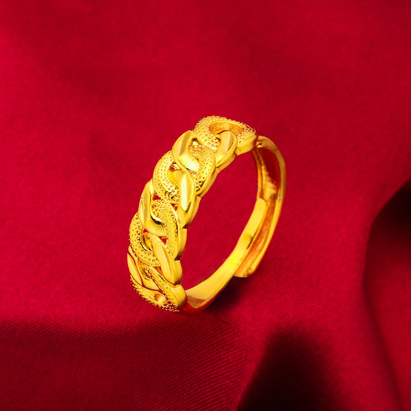 Link bracelet and ring