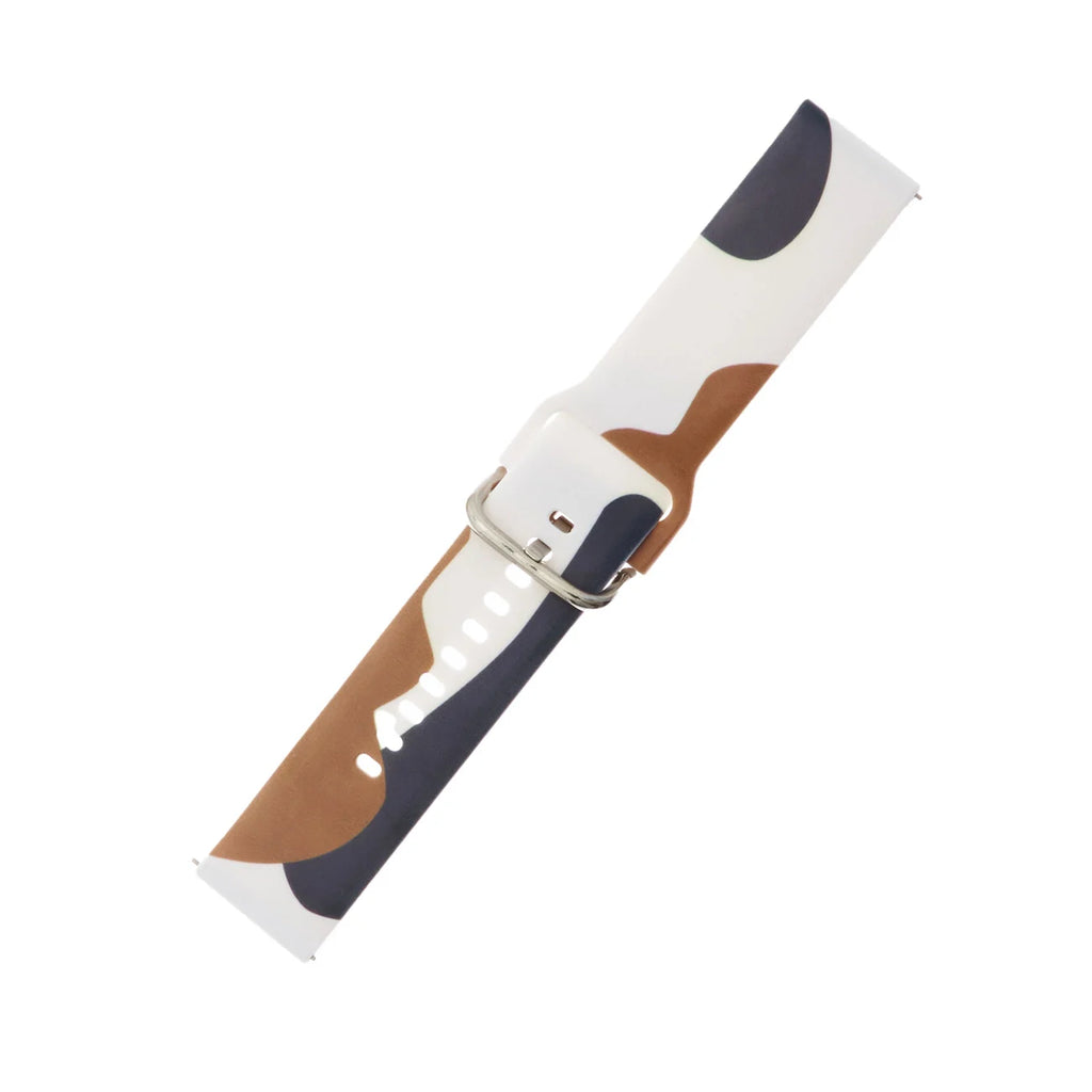 Strap Moro Band / HURTEL / Silicone / 46mm / Para Samsung Galaxy Watch / Bracelete com Padrão 1