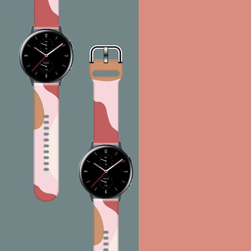 Pulseira de Silicone HURTEL Strap Moro para Samsung Galaxy Watch 46mm / Design Moderno / Conforto e Estilo