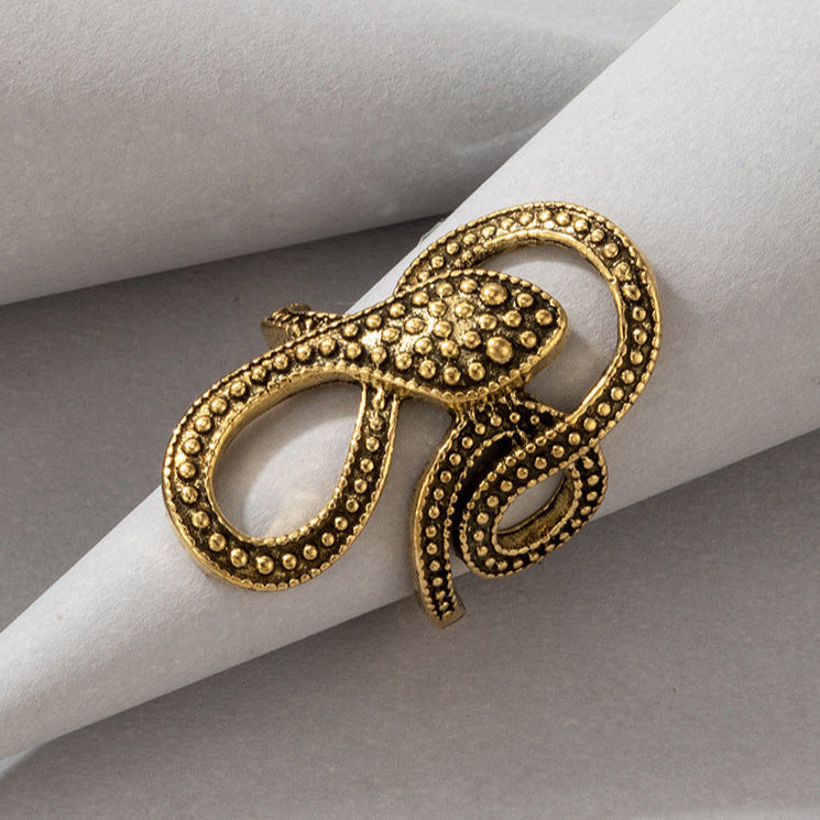 Anel Snake Punk