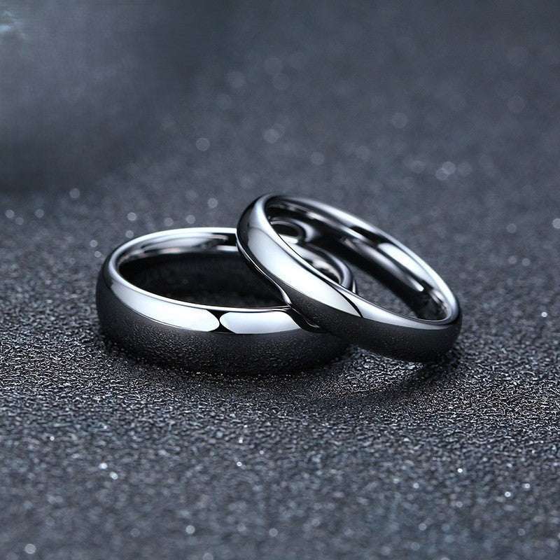 Anillo de pareja de acero de tungsteno