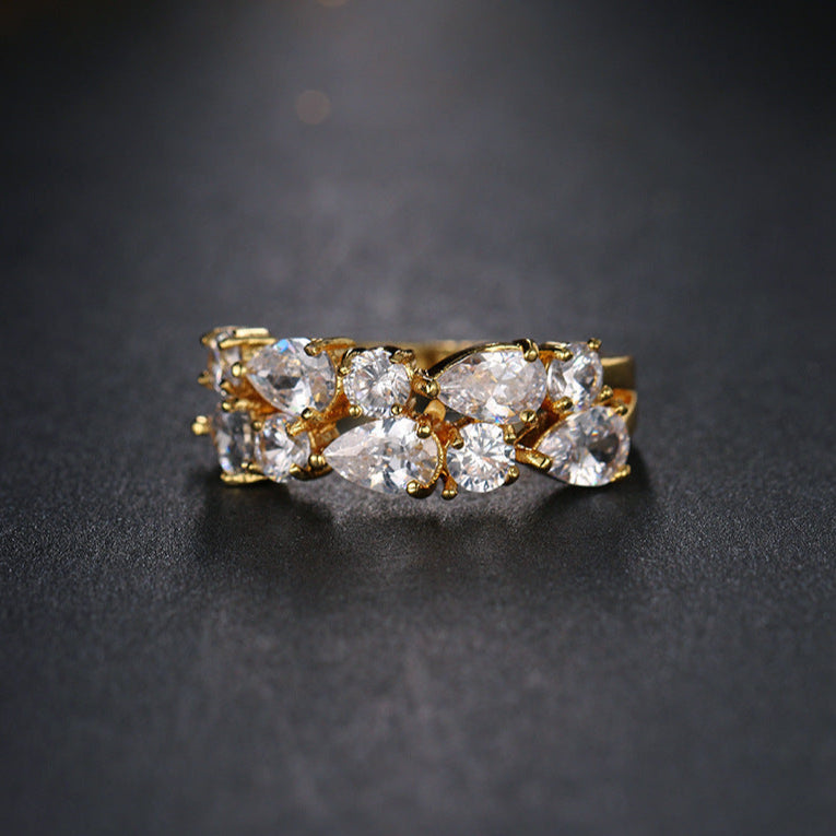 Anel Couronne com Zircónia