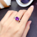 Ring with Amethyst and Topaz