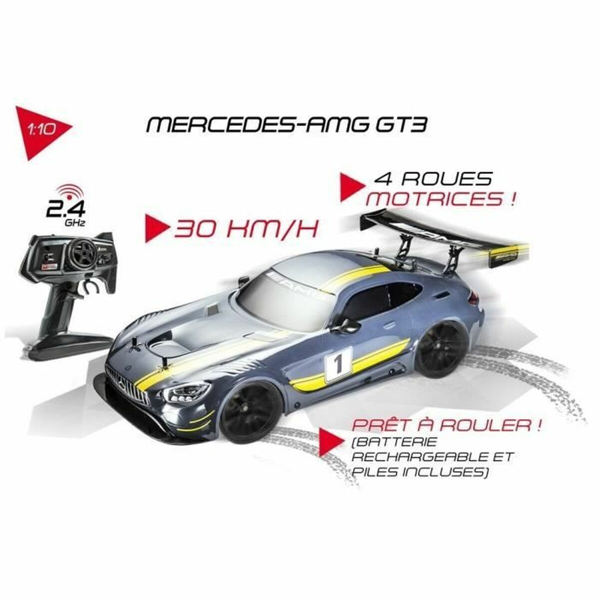 Carro Rádio Controlo Mondo AMG GT3