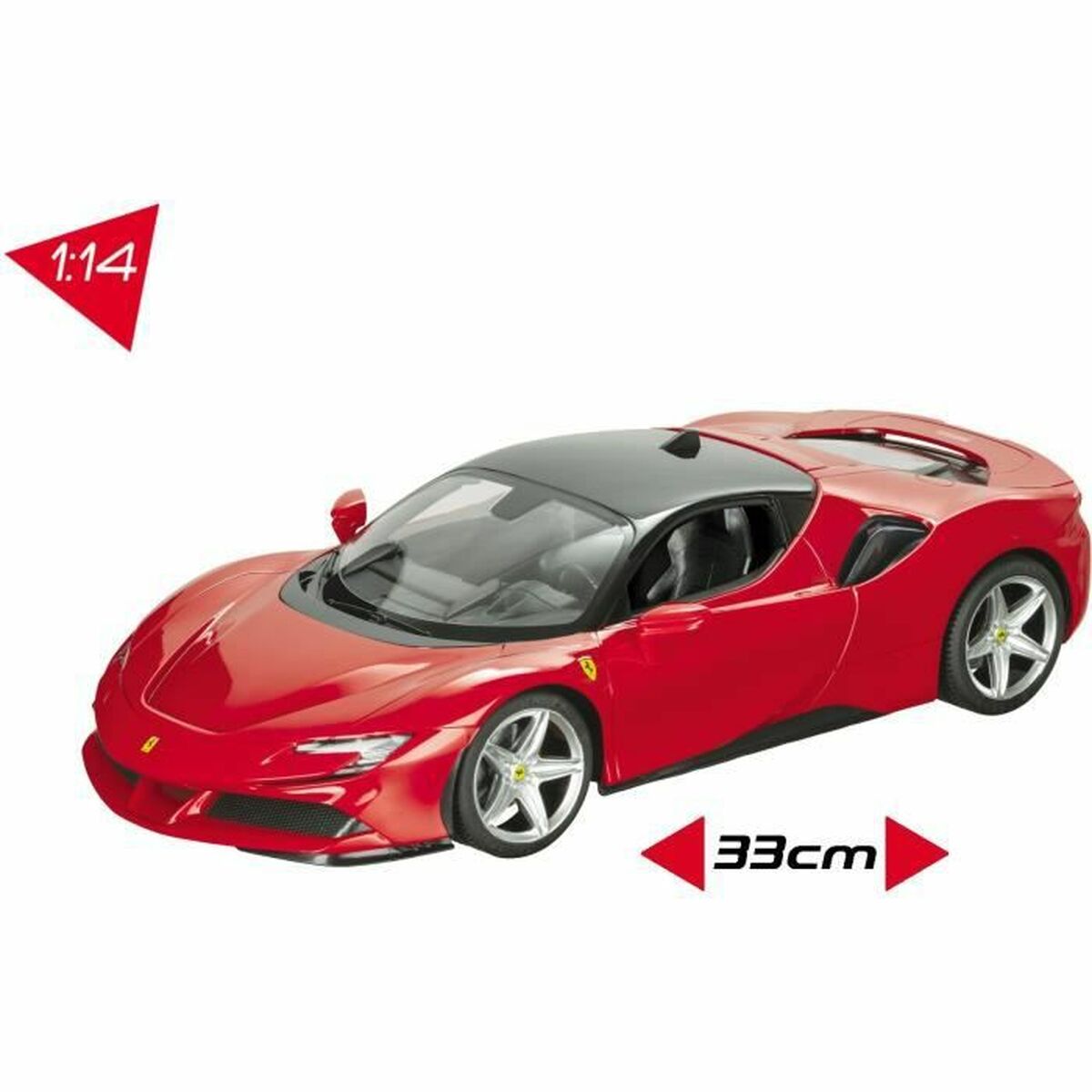 Mondo Black Radio Controlled Car 1:14