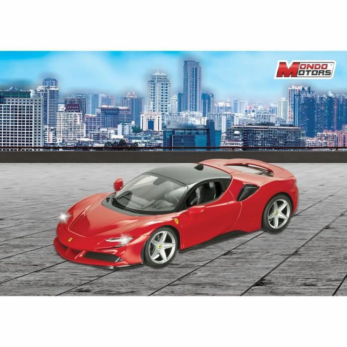 Mondo Black Radio Controlled Car 1:14