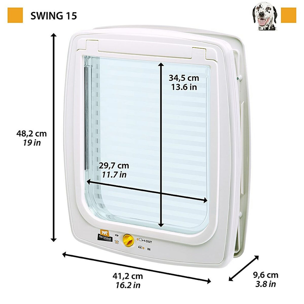 Aba de gato Ferplast Swing 15 Branco Plástico