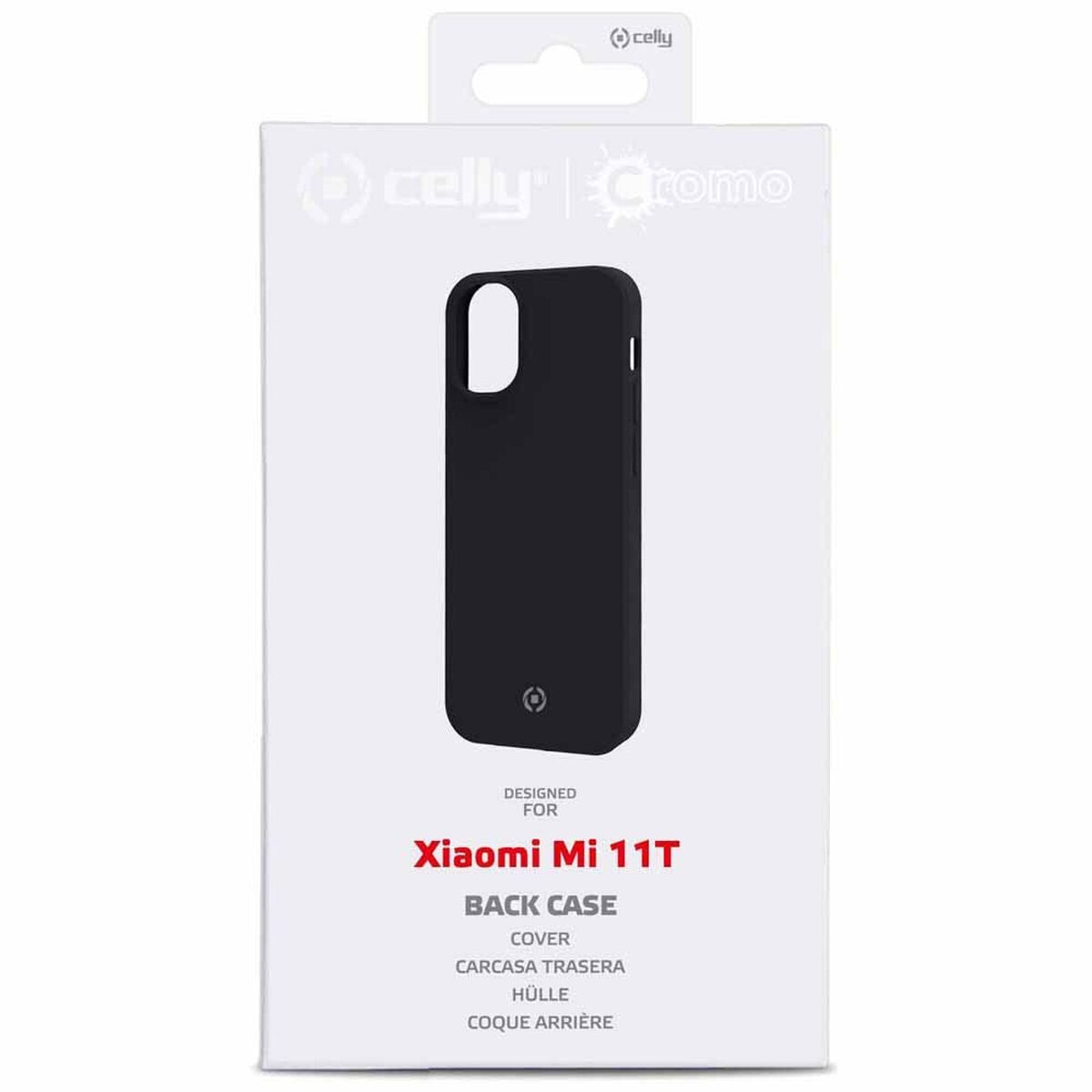 Celly CROMO972BK Black Cell Phone Case for Xiaomi Mi 11T