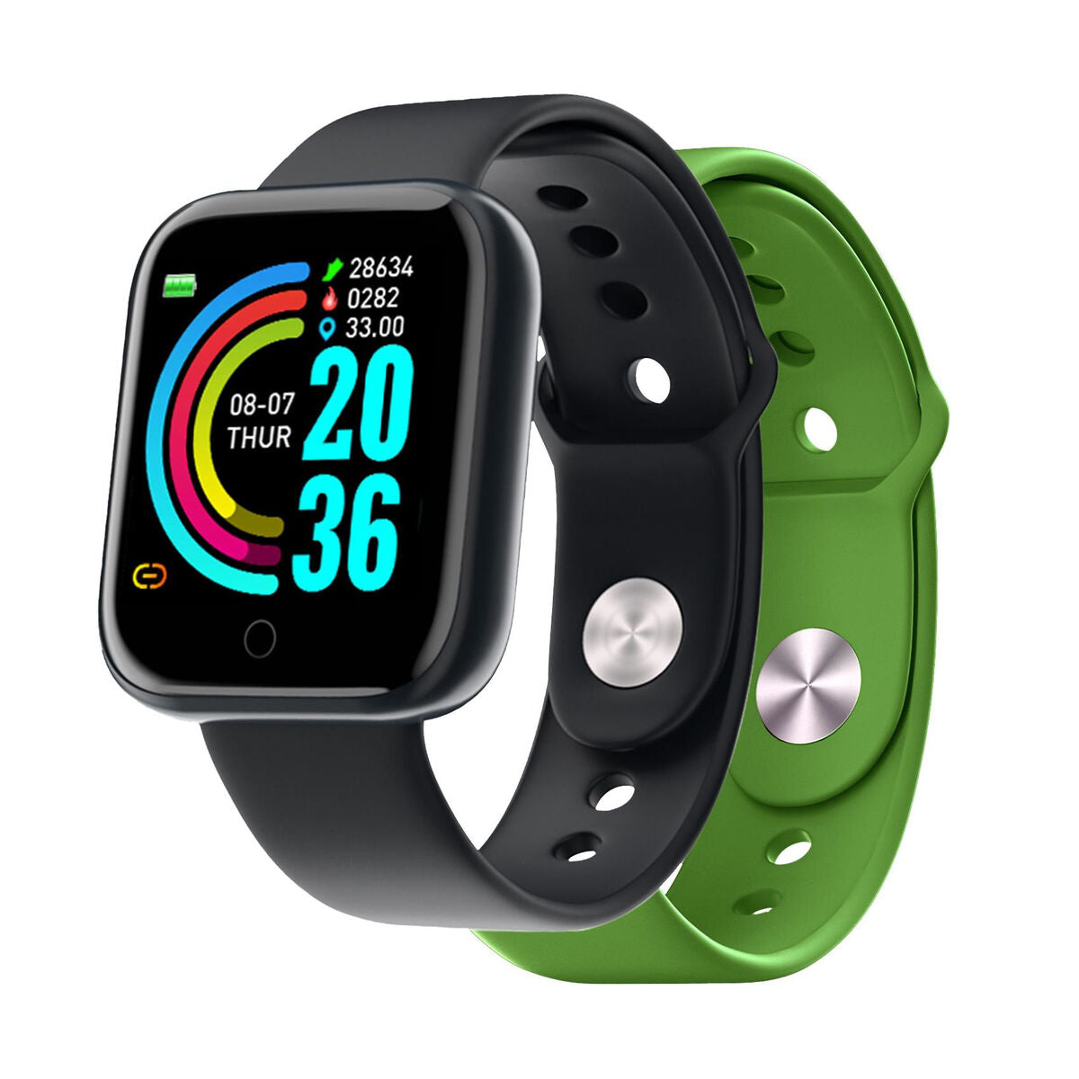 Smartwatch Celly TRAINERBEATGN Preto Verde