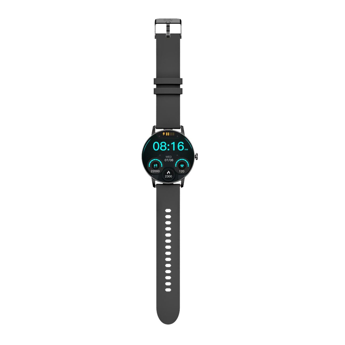 Celly TRAINERROUND2BK Black Multicolor Smartwatch 1.28"