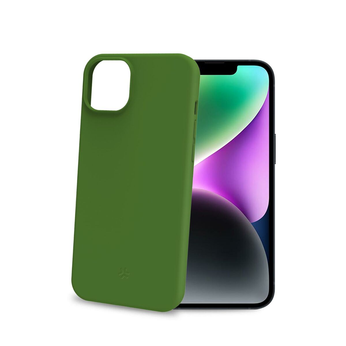 Celly iPhone 15 Green Cell Phone Case