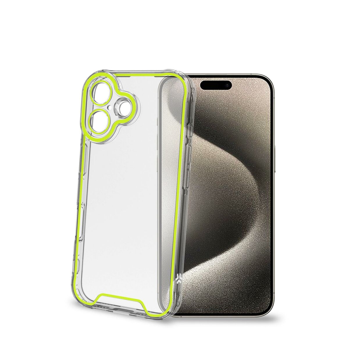 Celly Transparent Phone Case for iPhone 16 Plus