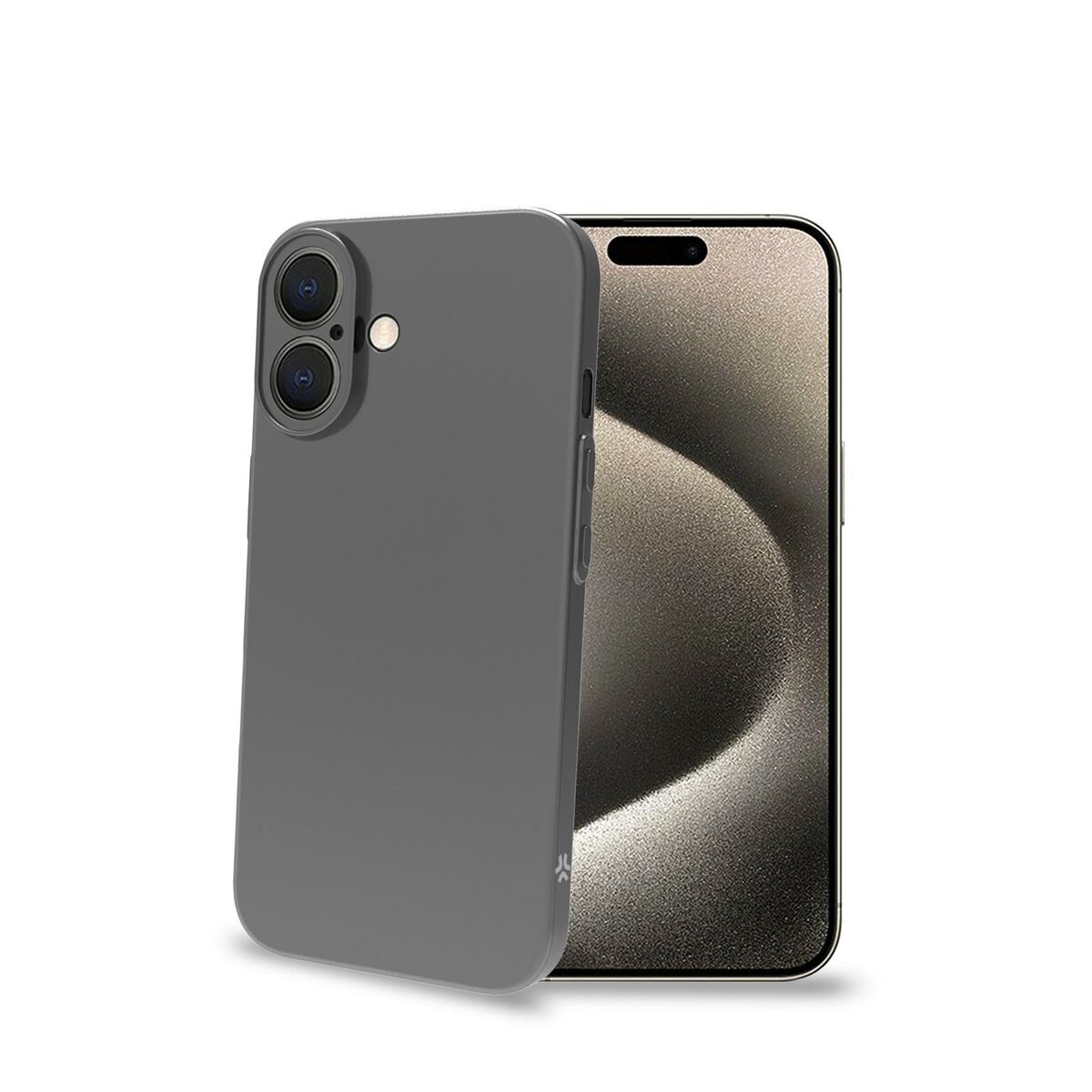 Celly iPhone 16 Black Cell Phone Case