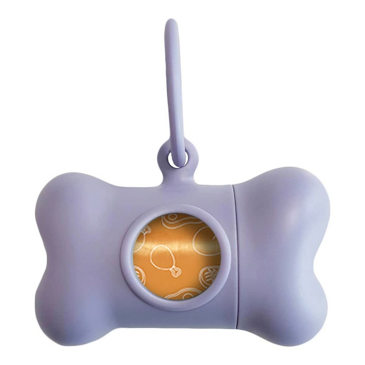 United Pets Bon Ton Provenzal Dog - Dispensador de bolsitas naranjas (8 x 4,2 x 5 cm)