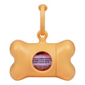 Dispensador de bolsas para perros Bon Ton Nano Classic de United Pets, color naranja, plástico reciclado (6 x 3 x 4 cm)