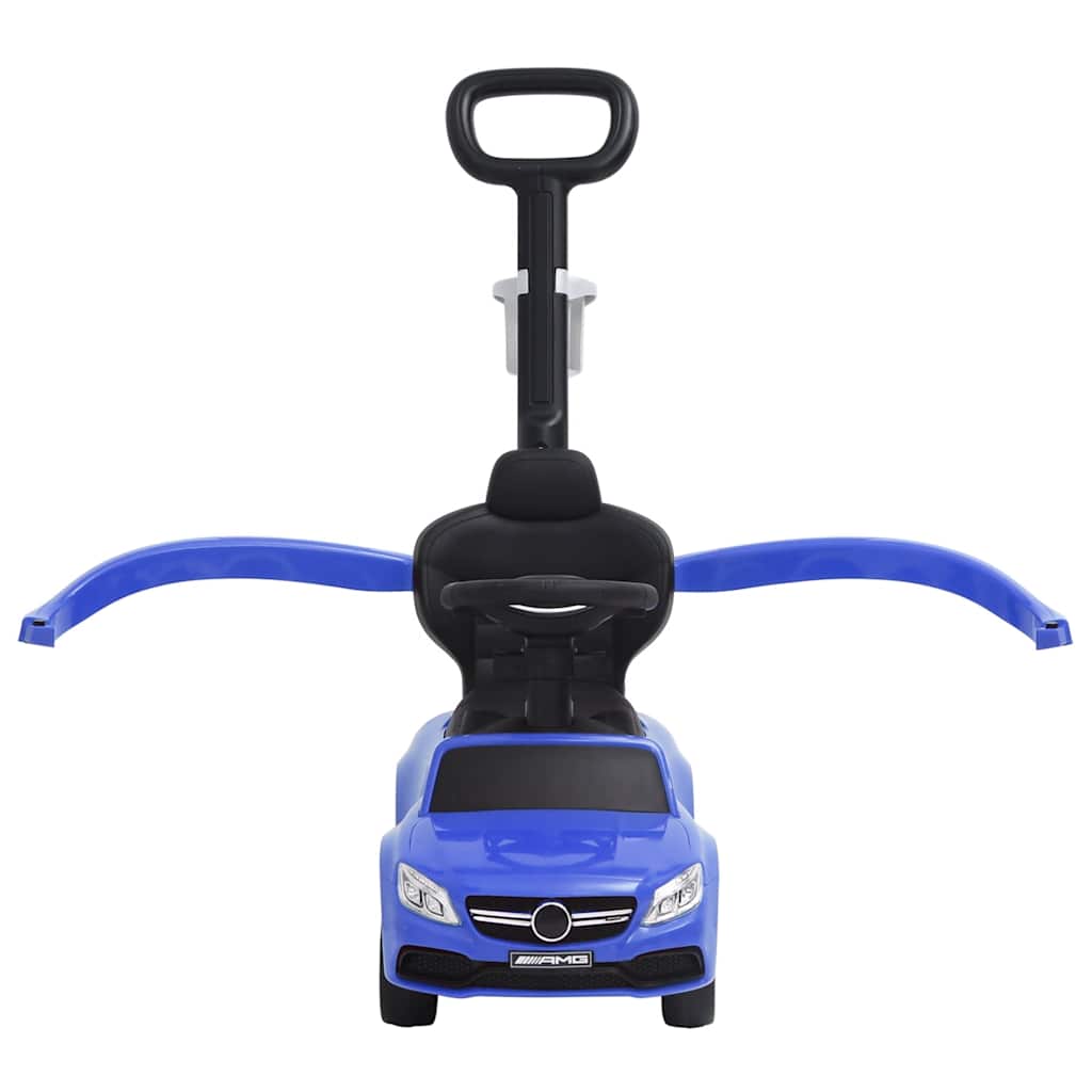 vidaXL Carro infantil de empurrar Mercedes-Benz C63 azul