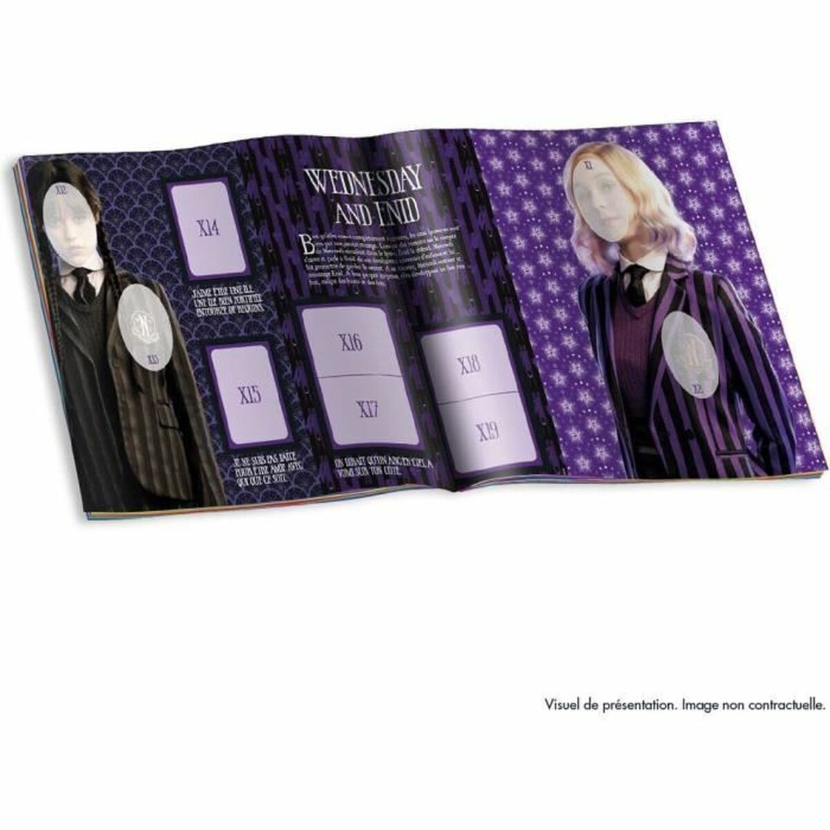 Panini Wednesday sticker album (FR)