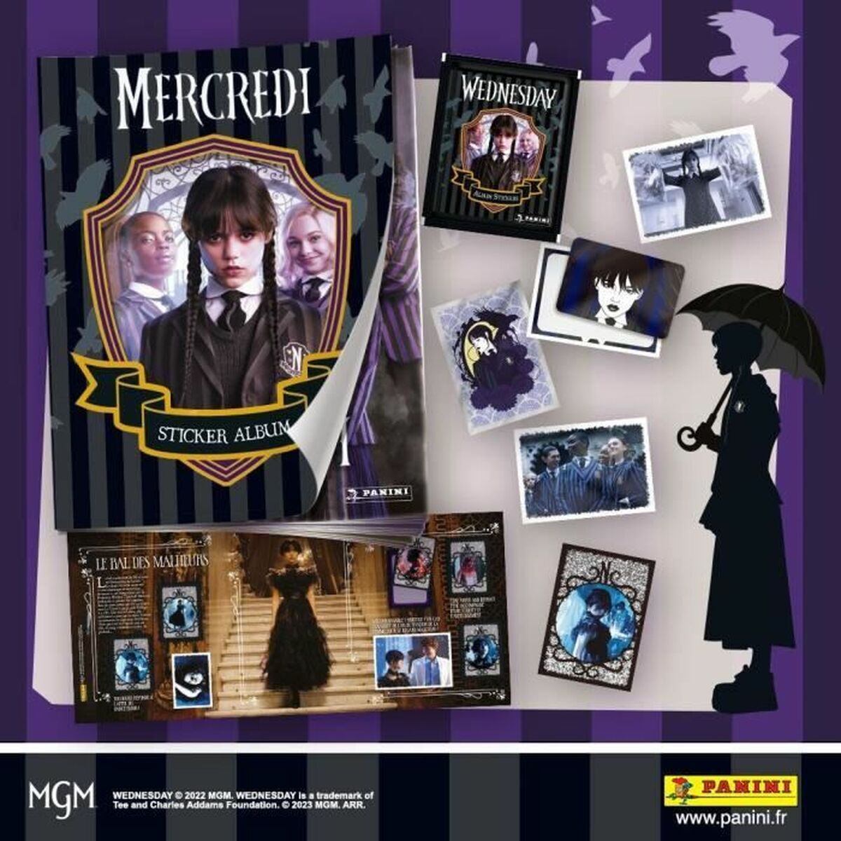 Panini Wednesday sticker album (FR)