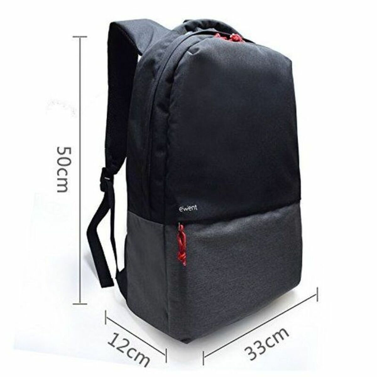 Mochila Ewent EW2529 para portátil y tableta de 17" y 17,3" (negro y gris)
