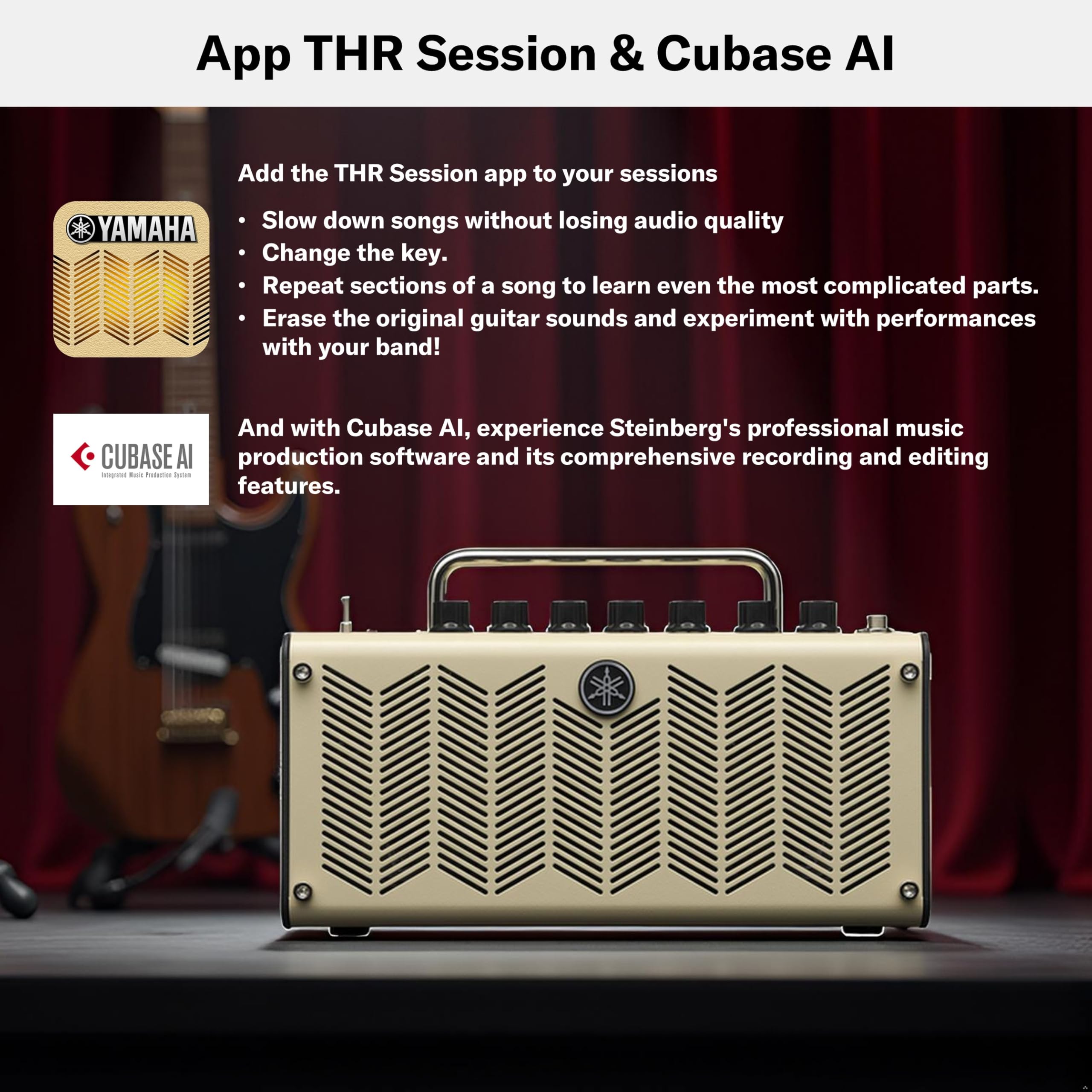 YAMAHA THR5H - 10W Guitar Amplifier, Ivory