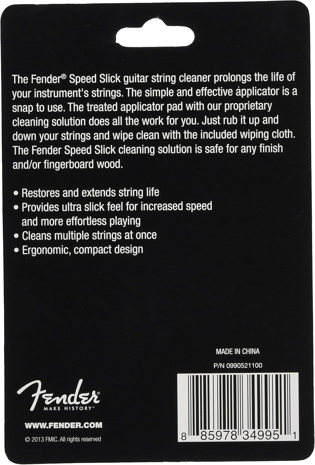 Fender 099-0521-100 Limpiador de Cuerdas de Guitarra Speed ​​Slick