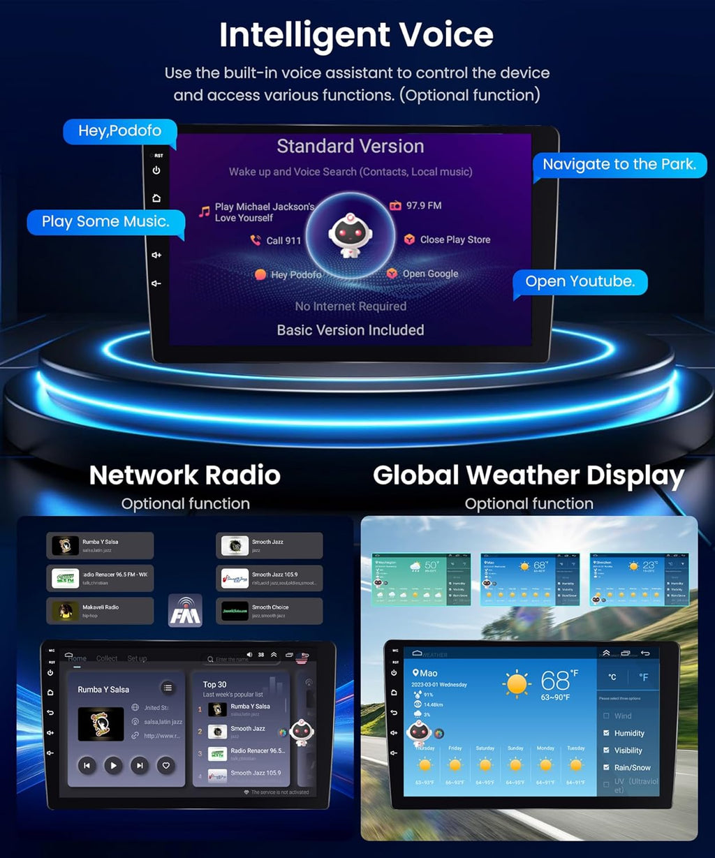 6G+128G 8 Core Wireless Carplay Android Car Radio for VW Magotan/CC Passat B7/B6 2010-2015 10 Inch Car Radio with Android Auto GPS Navi WiFi Mirror Link Bluetooth FM/RDS/DSP Rear Camera