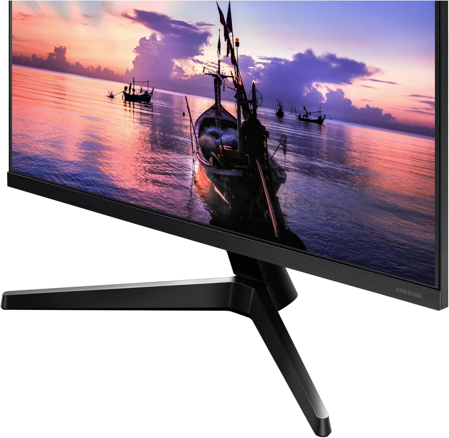 Samsung 27' T35F Series FHD 1080p Computer Monitor, 75Hz, IPS Panel, HDMI, VGA (D-Sub), AMD FreeSync, Wall Mountable, Game Mode, 3-Sided Border-Less, Eye Care, LF27T350FHNXZA