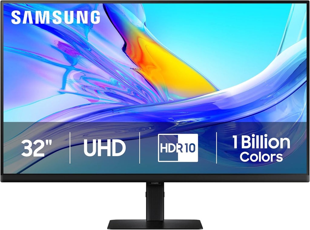 Samsung 32” ViewFinity S8 (S80UD) 4K UHD IPS HDR10 High Resolution Monitor, USB-C, Built-in Speakers, Ergonomic Stand, Built-in KVM Switch, Intelligent Eye Care, LS32D808UBNXGO, 2025